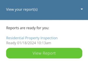 Home Inspection Report Notification