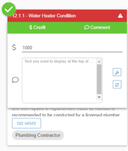 Water Heater Credit Request